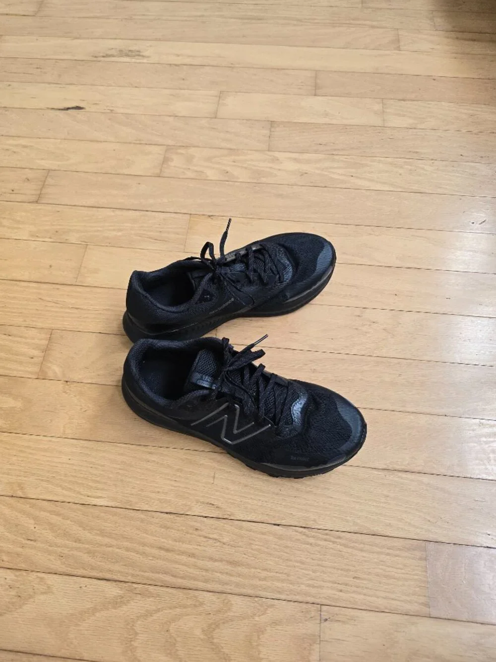 New Balance DynaSoft Nitrel v5 Trail Monochrome Black Running Sneakers MENS 12